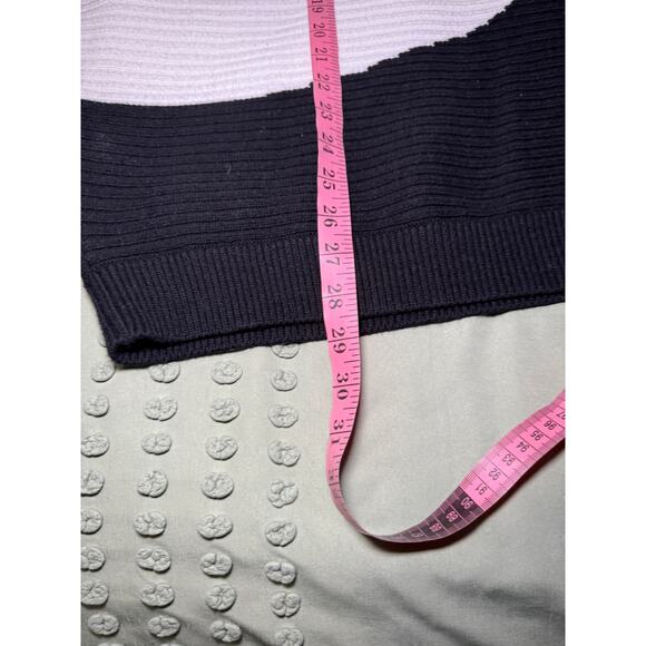 Express color block oversized sweater womens large casual cozy neutral capsule - Picture 7 of 8